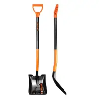 2599 FINLAND Лопата совковая 230х275х1250 мм, цельнометаллическая