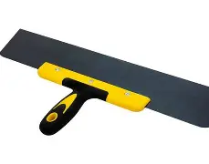 Шпатель фасадный, нержавеющая сталь, прорезиненная ручка 450мм