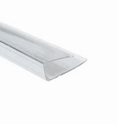 Торцевой профиль 6 мм*2.1 м прозрачный