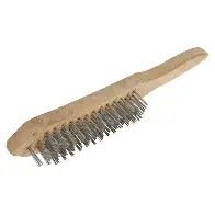 Корщетка стальная щетина, пластиковая рукоятка Sturm!