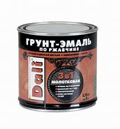 Грунт-эмаль по ржав. молот серебр. 0,75л "DALI"