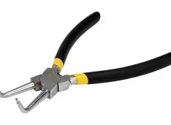 Съемник стопорных колец 180мм, изогнутые губки, сжим.