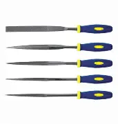 Надфили алмазные, мягкая ручка, 5х180х70 мм, 5 шт.