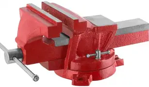 Тиски станочные поворотные 150 мм ( 9,5 кг)