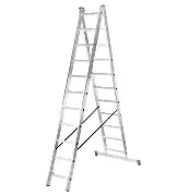 Лестница алюминиевая двухсекционная 2х11 Вихрь