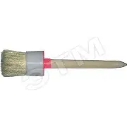 Кисть круглая, натуральная светлая щетина  №4 ( 25 мм)