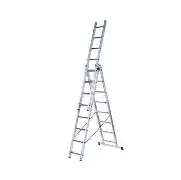 Лестница алюминиевая трехсекционная 3х7 Вихрь