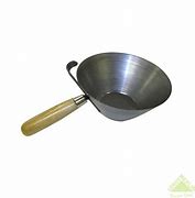 Ковш штукатурный, 160 мм, полукруглое дно, пласт. ручка