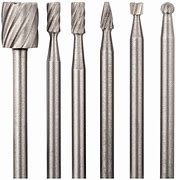 Шарошки-мини стальные по металлу, 6 шт.