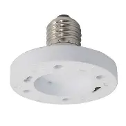 Патрон E27 керамический белый Ecola base