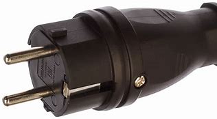 Вилка  каучук с/з  16А ЭРА VX10-B-IP44 прямая