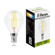 Лампа светодиодная LED 11вт Е14 2700К шар FILAMENT