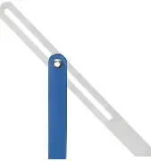 Угломер-шаблон (малка), пластиковая ручка 300 мм