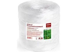 Шпагат полипропиленовый 1000 текс, 500 м белый