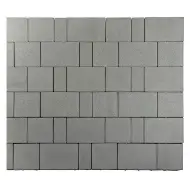 Тротуарная плитка Новый город  60 серая