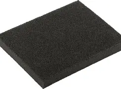 Губка шлифовальная алюминий-оксидная, 125х100х10 мм, Р 240