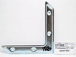 Угольник УГ-100 цинк(500)