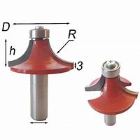 Фреза пазовая галтельная DxHxL=10х6,5х42,5 мм
